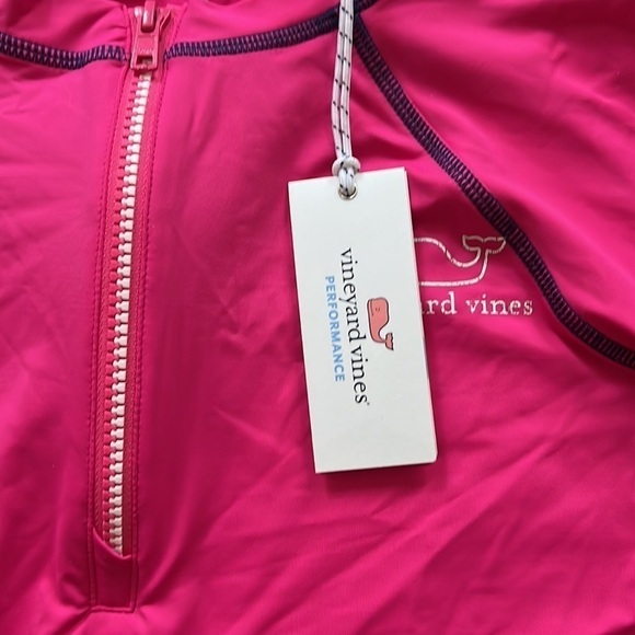 Vineyard Vines Performance Quarter Zip Pullover Biking Running Top M NEW - Picture 4 of 12